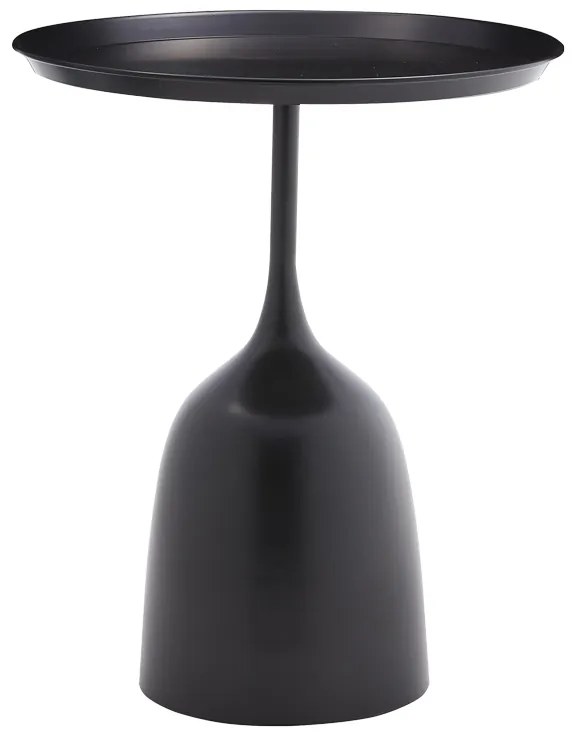 Intrahome Βοηθητικό τραπέζι Agrile intrahome μαύρο μέταλλο Φ50x60εκ | SKU: INTRAPA-212111212