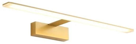Απλίκα Φωτιστικό Τοίχου Μπάνιου LED 14W 3000K Χρυσό Ματ 6513 Spotlight-6513-Χρυσό 6513
