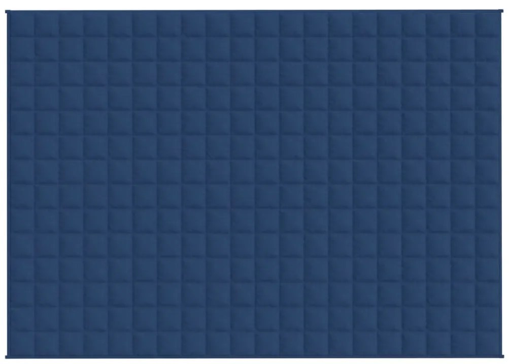 vidaXL Κουβέρτα Βαρύτητας Μπλε 135 x 200 εκ. 6 κ. Υφασμάτινη