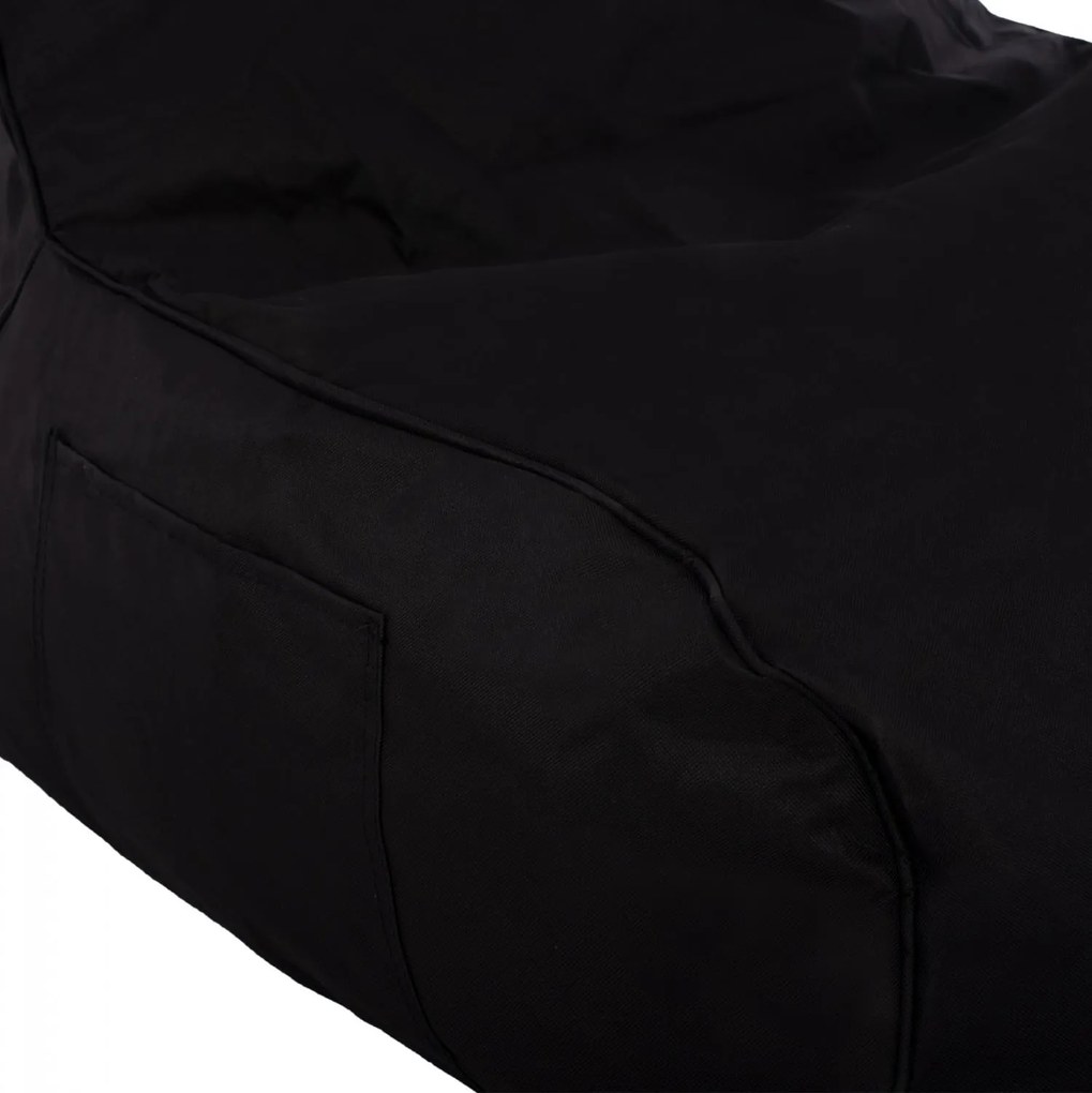 Πουφ - Πολυθρόνα CLOUD Αδιάβροχο σε Μαύρο με UV PROTECTION 81x78x73εκ. 81x78x73 εκ.