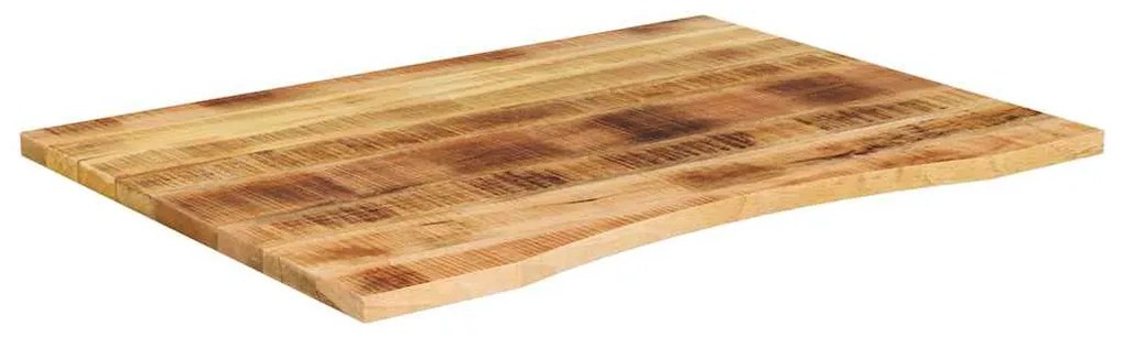 vidaXL Επιφάνεια Γραφείου Καμπύλη 110x80x2,5 εκ Μασίφ Ακατ. Μάνγκο