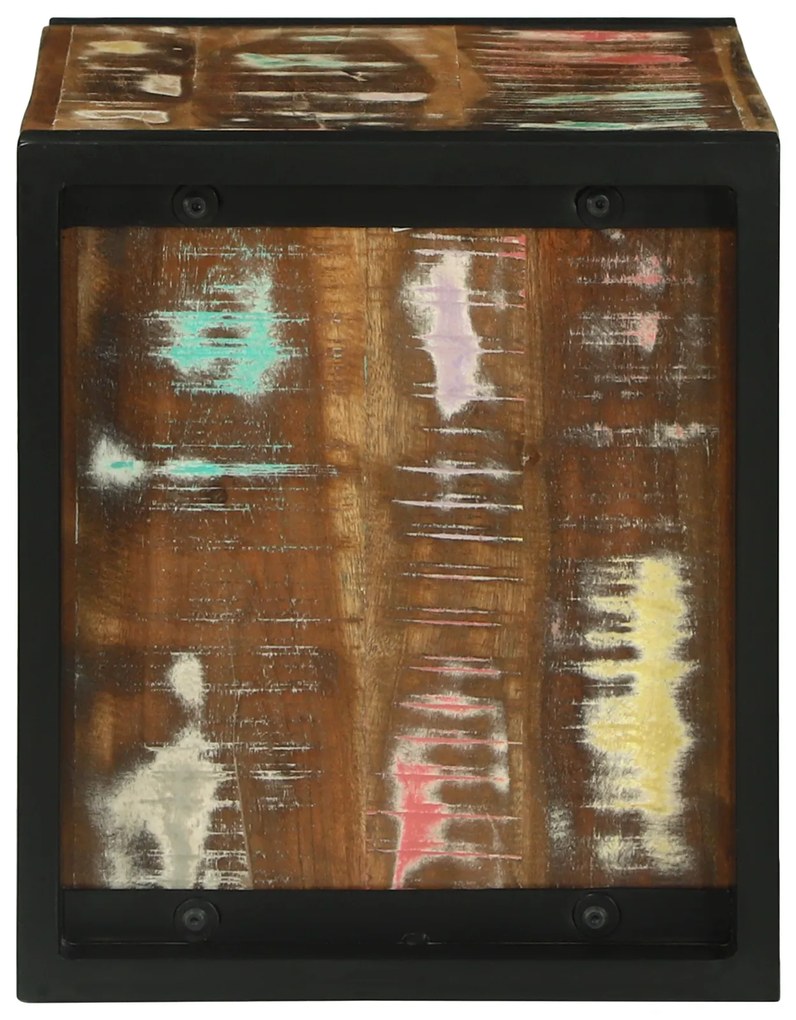 vidaXL Kύβος τοίχου 55x35x40 cm από μασίφ ανακυκλωμένο ξύλο