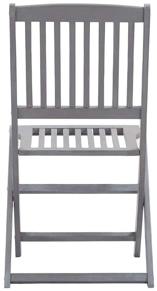 vidaXL Καρέκλες Κήπου Πτυσσόμενες 4 τεμ. από Μασίφ Ξύλο Ακακίας