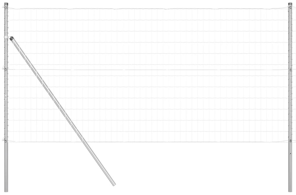 vidaXL Ευρωπαϊκός Φράκτης με 13 Πόστες 1.2x25 μ Γαλβανισμένο Ατσάλι