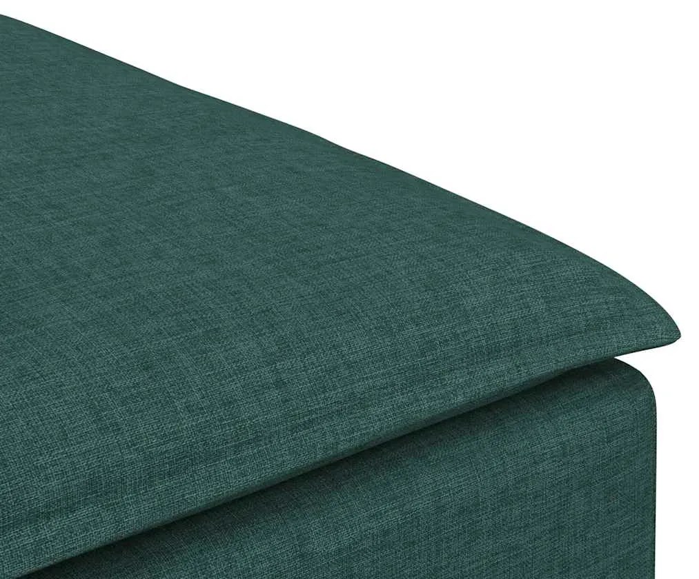 vidaXL Υποπόδιο Καναπέ Σκούρο Πράσινο 100x100x48 εκ.