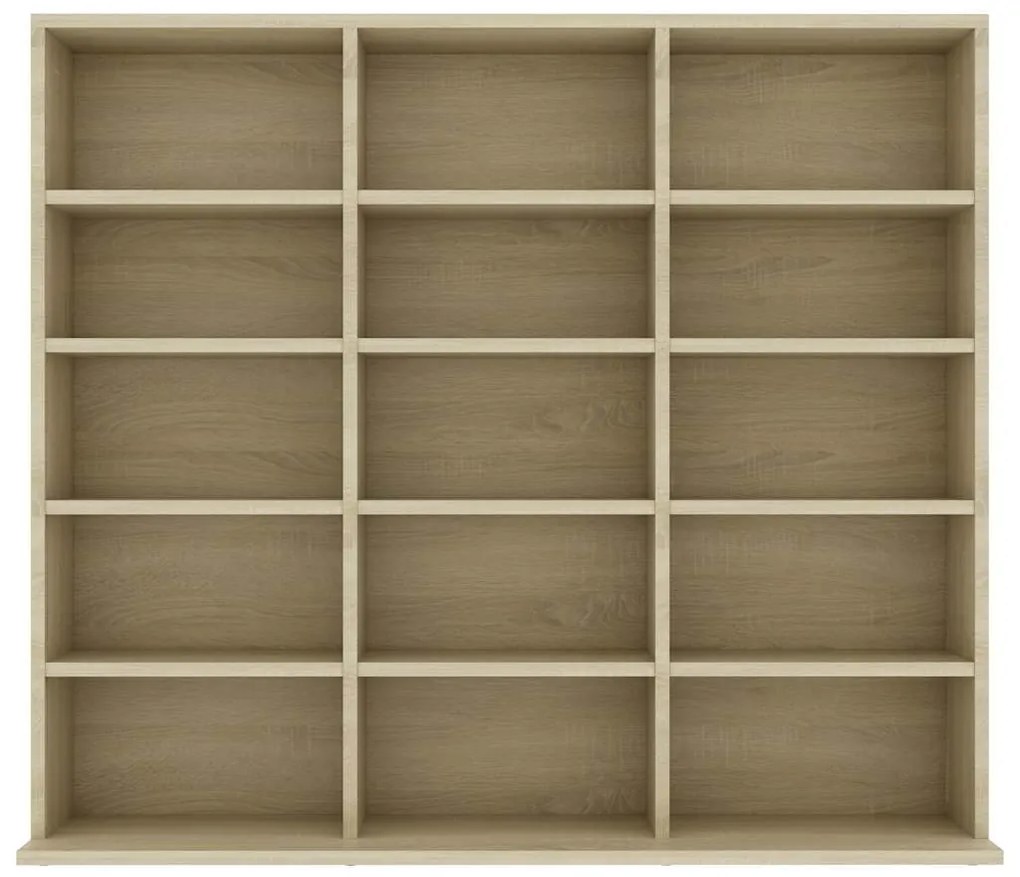 vidaXL Έπιπλο για CD Χρώμα Sonoma Δρυς 100x23x89,5 εκ. από Επεξ. Ξύλο