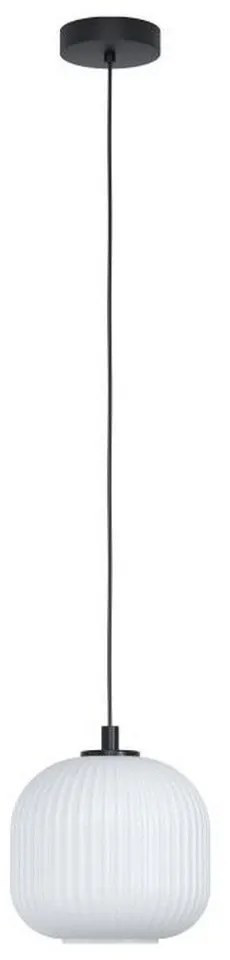 Φωτιστικό Οροφής Mantunalle 99366 Black-White Eglo Metal, Glass