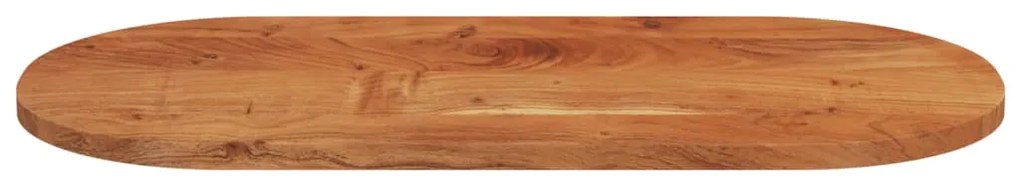 vidaXL Επιφάνεια Τραπεζιού Οβάλ 100x50x2,5 εκ. Μασίφ Ξύλο Ακακίας