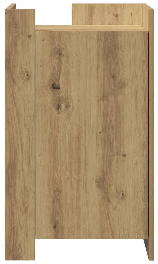 vidaXL Γραφείο Artisan Oak 45 x 35 x 75 εκ Επεξεργασμένο ξύλο