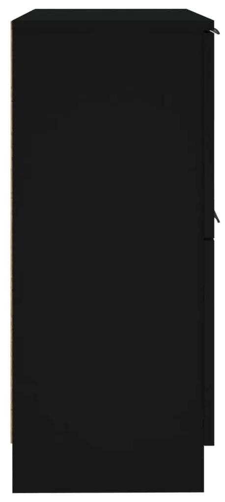 Ντουλάπι Μαύρο 30 x 30 x 70 εκ. από Επεξεργασμένο Ξύλο - Μαύρο