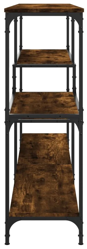 vidaXL Τραπέζι Κονσόλα Καπνιστή Δρυς 160x32x95 εκ. Επεξεργασμένο Ξύλο