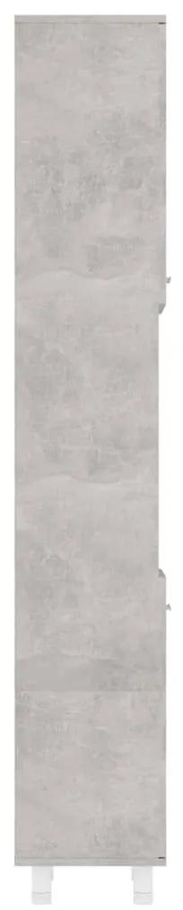 Στήλη Μπάνιου Γκρι του Σκυροδέματος 30x30x179 εκ. Μοριοσανίδα - Γκρι