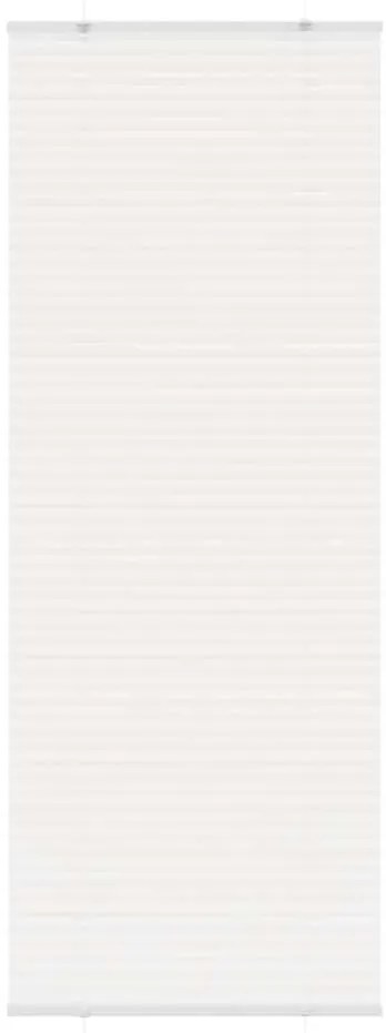 vidaXL Πλισέ περσίδα Λευκό 70x200 cm Πλάτος υφάσματος 69,4 cm
