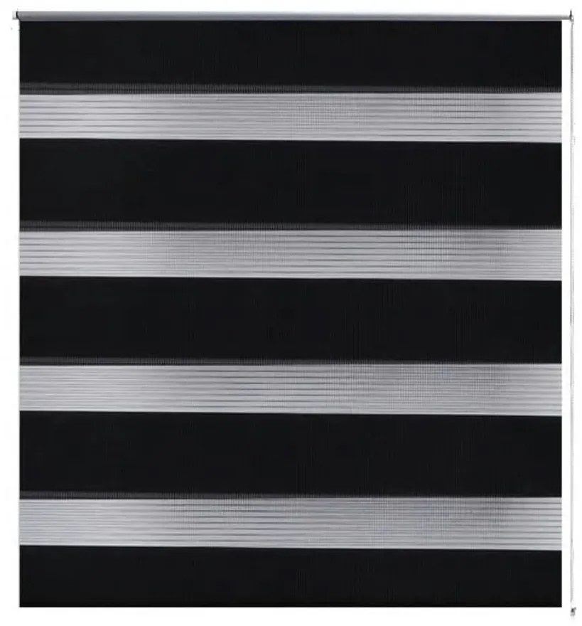 vidaXL Ρόλερ Zebra Μαύρο 60 x 120cm