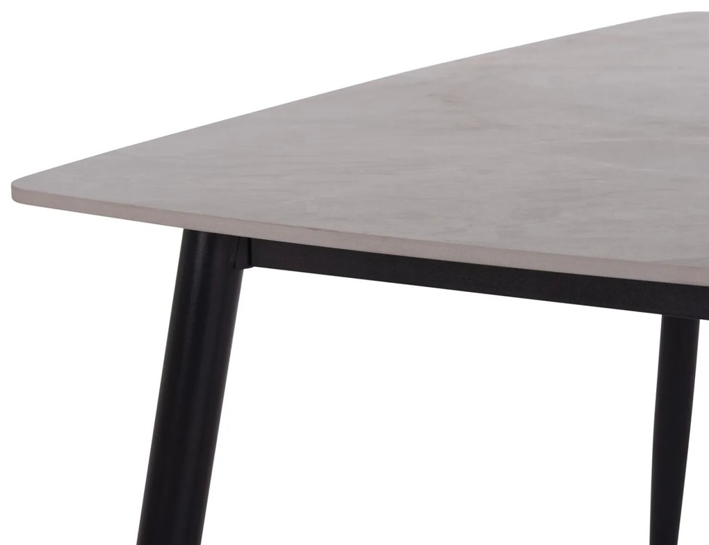 Τραπέζι RAVEN ΙΙ Κεραμικό TOP με Όψη Γκρί Μάρμαρο 160x80x74Υεκ. 160x80x74 εκ.