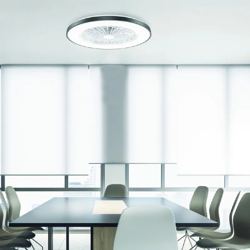 Ανεμιστήρας Οροφής Smart Με Φως Led &amp; Τηλεχειριστήριο 50εκ. Aca FANOKBL20G Black