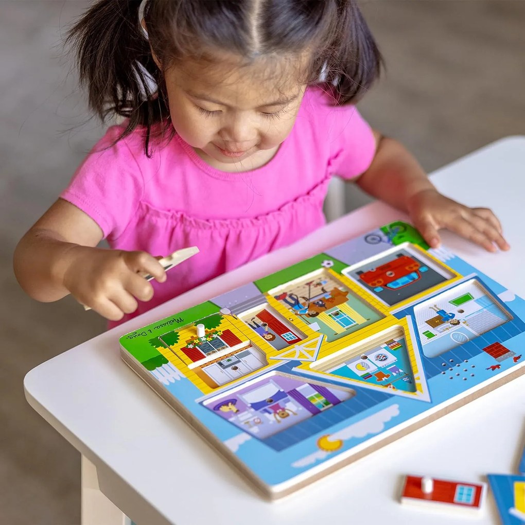 Παζλ ενσφηνωμα σπίτι 0734 Melissa &amp; Doug