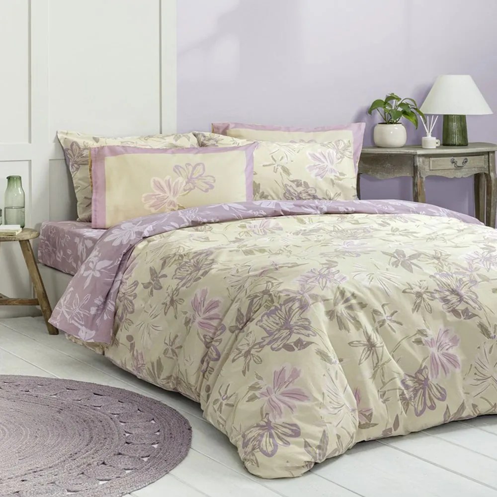 Σεντόνια Tiare (Σετ 4τμχ) Multi Nima King Size 270x280cm 100% Cotton