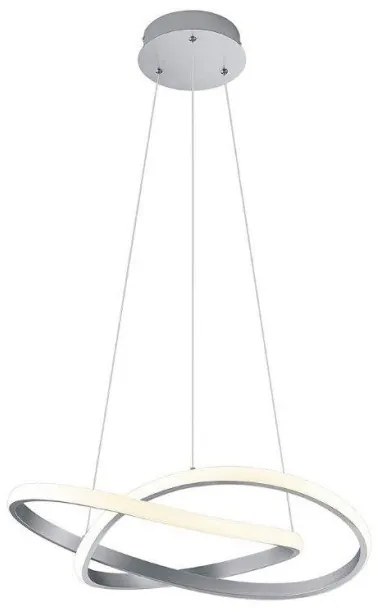 Κρεμαστό Φωτιστικό Οροφής Course νίκελ R32051107 Trio Lighting-R32051107-Νίκελ Ματ R32051107