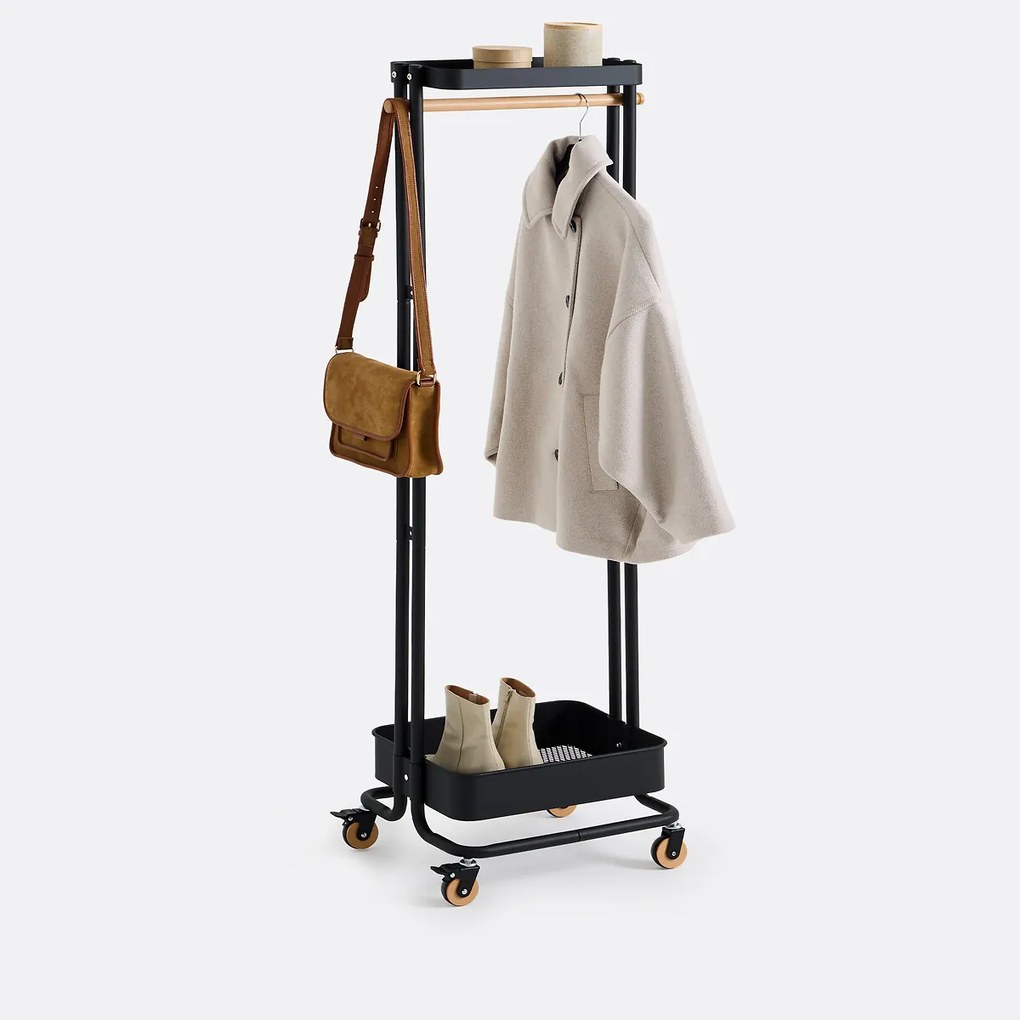 Καλόγερος με ροδάκια από μέταλλο και ξύλο καουτσούκ, Tania