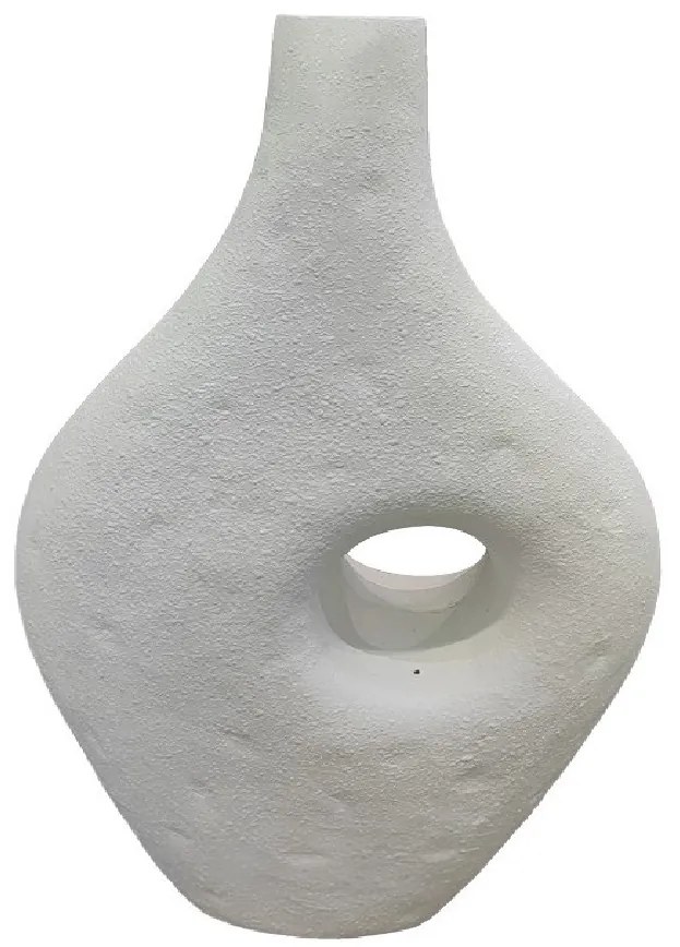 Επιδαπέδιο Βάζο Fiberclay Λευκό ESPIEL 20x40x73εκ. LOF101