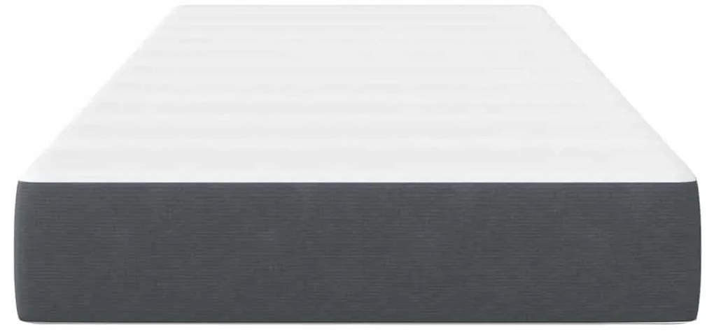 vidaXL Στρώμα Κρεβατιού με στρώμα Γκρι 80 x 200 cm ύφασμα