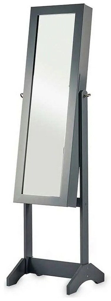 Καθρέφτης Κόσμημα Ποδιού Γκρι Ξύλο MDF (36 x 140 x 36,5 cm)