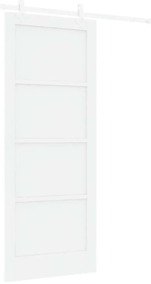 vidaXL Συρόμενη Πόρτα Λευκό 83 x 202 εκ.