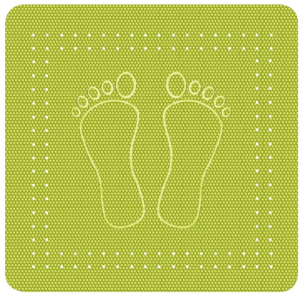 Αντιολισθητικό Ντουζιέρας Foot 4388 Kiwi Green Kleine Wolke 55Χ55 Rubber