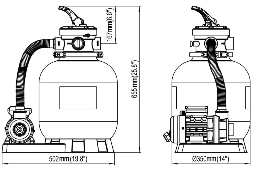 ΑΝΤΛΙΕΣ/ΦΙΛΤΡΑ ΆΜΜΟΥ 2 ΤΕΜ. 600 W 17000 ΛΙΤΡΑ / ΏΡΑ 277090