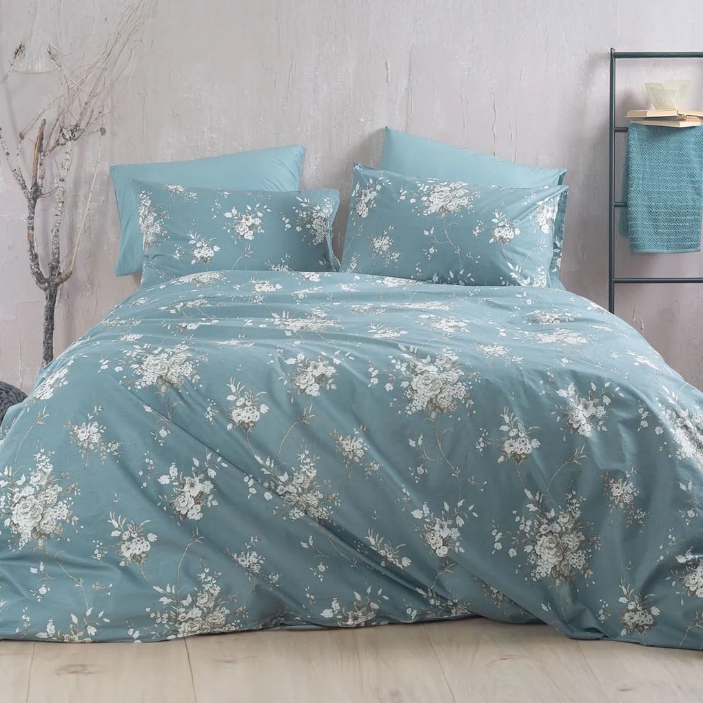 Πάπλωμα Υπέρδιπλο (Σετ 220x240) Rythmos Diva Linie Blue