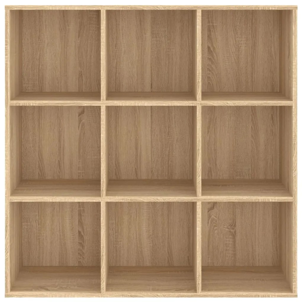 vidaXL Βιβλιοθήκη Χρώμα Sonoma Δρυς 98x29x97,5 εκ. Επεξεργασμένο Ξύλο