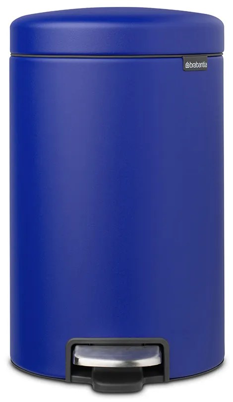 Brabantia 1005534 Κάδος με πεντάλ 12L, Mineral Powerful Blue