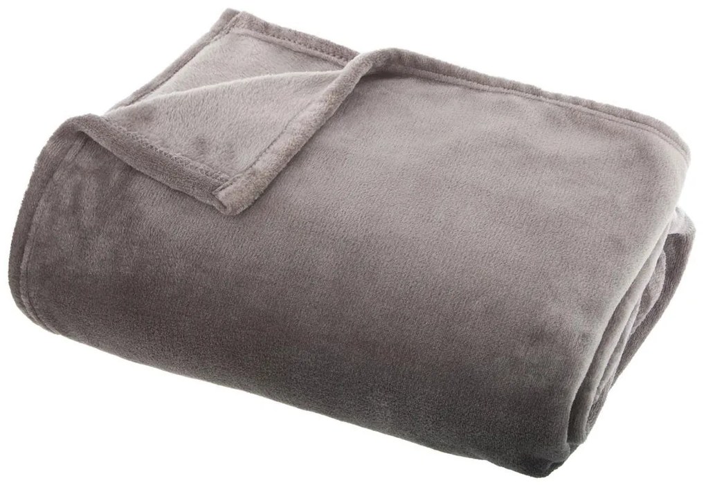 Κουβέρτα Καναπέ Fleece (125x150) A-S Flannel Grey 156183B