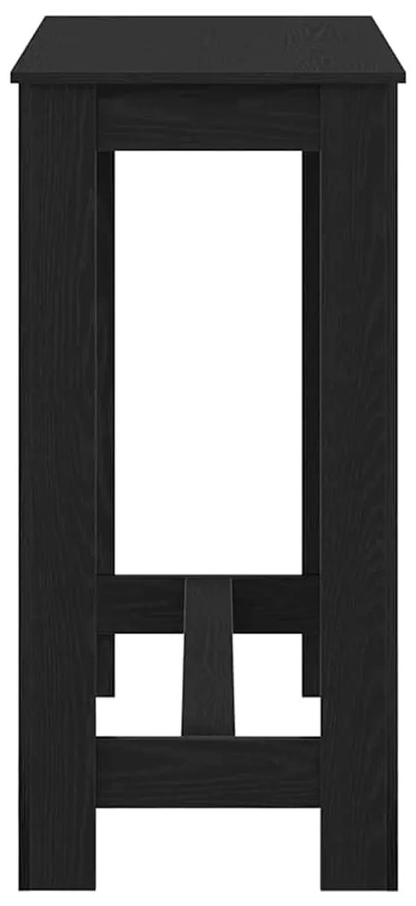 vidaXL Τραπέζι μπαρ Μαύρη Οξυά 102 x 50 x 103.5 εκ. Επεξεργασμένο ξύλο