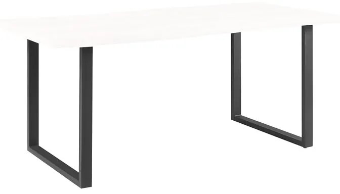 WOODWELL LIZARD Βάση Τραπεζιού Set 2 τεμαχίων 79x6 H.73cm Μέταλλο Μαύρο 79x6 H.73cm ΕΜ838,Η