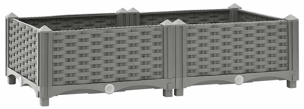 vidaXL Ζαρντινιέρα 80 x 40 x 23 εκ. από Πολυπροπυλένιο