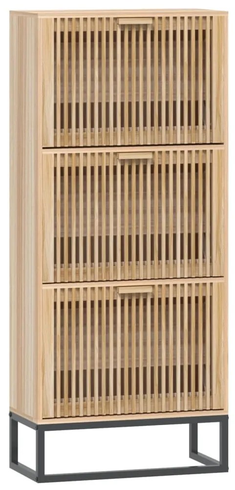 vidaXL Παπουτσοθήκη 52 x 25 x 120 εκ. από Επεξεργασμένο Ξύλο