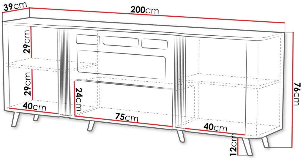 Μπουφές Volare II-Mauro Marmaro