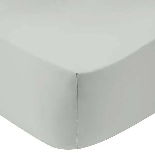 Κατωσέντονο Cotton Feelings με λάστιχο 106 Light Grey Διπλό (160x200+30)