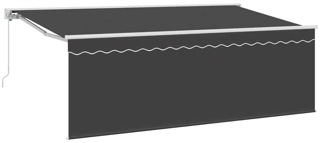 vidaXL Σκηνίτσα Αναδιπλούμενη Ανθρακί 400 x 200 cm ύφασμα