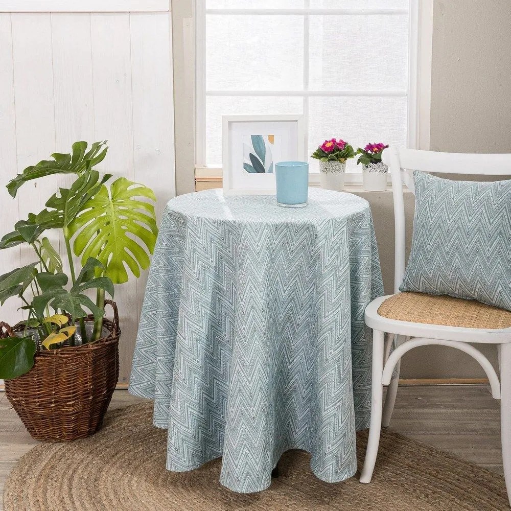 Ροτόντα Rota 05 Blue Teoran Diameter 180cm Φ180 Ακρυλικό,Βαμβάκι, Polyester