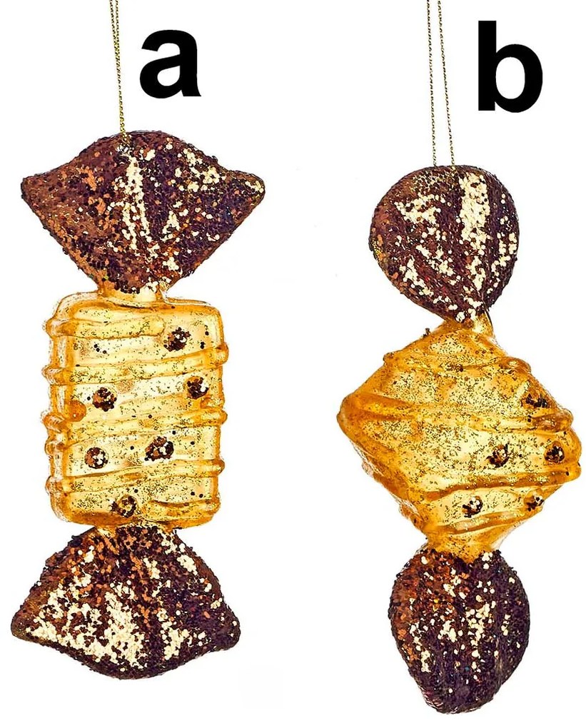 Χριστουγεννιάτικο Στολίδι Καραμέλα σε 2 σχέδια 32670 (b)