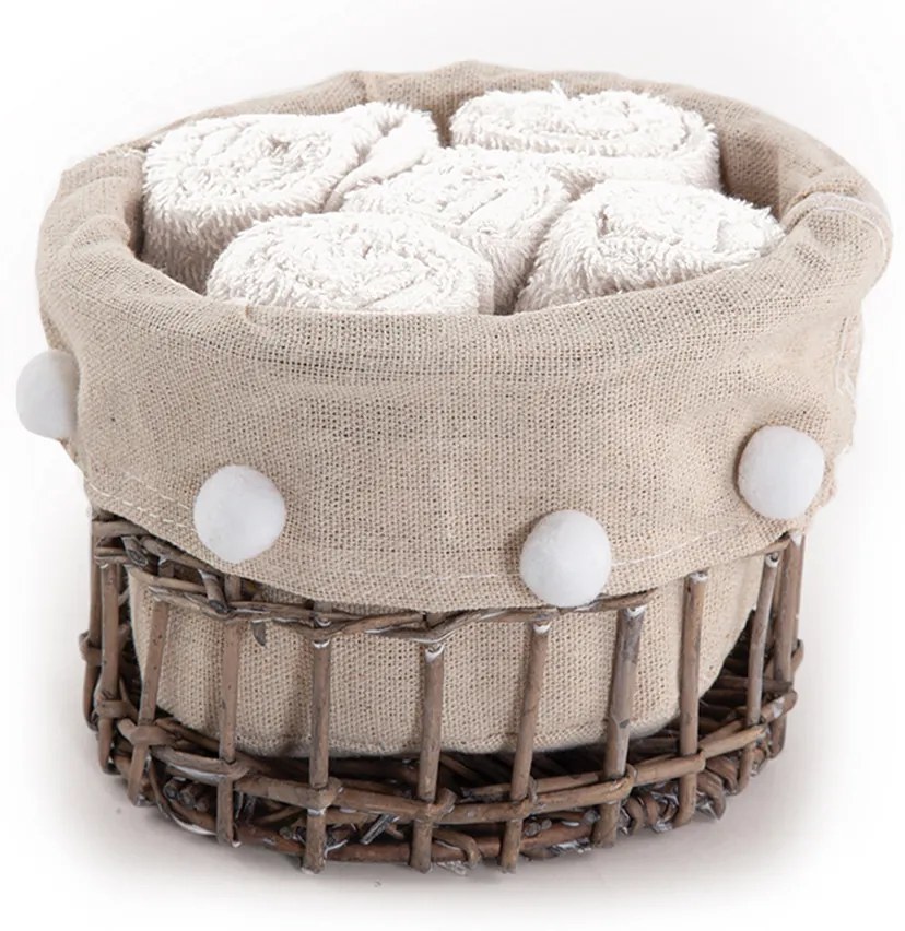 Πετσέτες Δώρου (Σετ 5τμχ) Nef-Nef Homeware Please Cream 300gsm