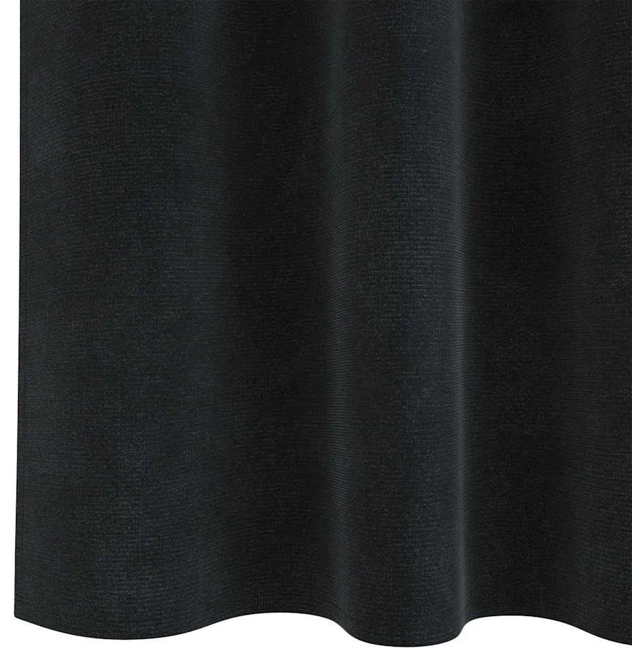 vidaXL Κουρτίνες με κουρτίνες 2 pcs Μαύρο 140 x 225 cm Βελούδο
