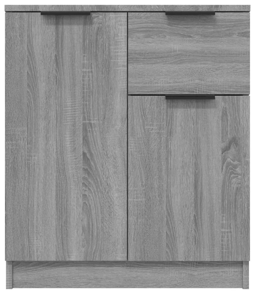 vidaXL Ντουλάπι 2 τεμ. Γκρι Sonoma 60x30x70 εκ. από Επεξεργασμένο Ξύλο