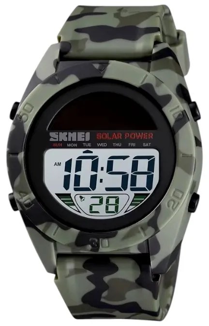 Ψηφιακό ρολόι χειρός ηλιακό - Skmei - 1592 - Army Green-215927_army_green