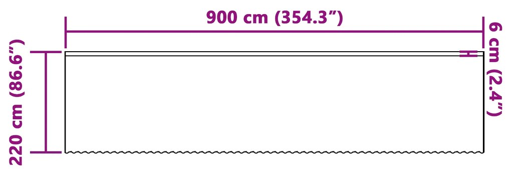 vidaXL Κουρτίνες με κουρτίνες Floral Λευκό Πολυεστέρας