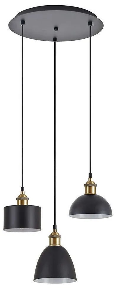 Φωτιστικό Οροφής Magnum Flex 77-8970 35x35x300cm 3xE27 60W Black-Bronze Homelighting