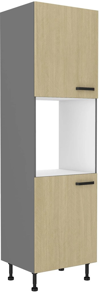 Επιδαπέδιο ντουλάπι Melo 60 DP-215 2F-Herringbone